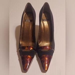 Vintage Y2K Stuart Weitzman Black and Brown Heels